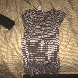 Brand: Aeropostale size: extra small color: brown and white striped